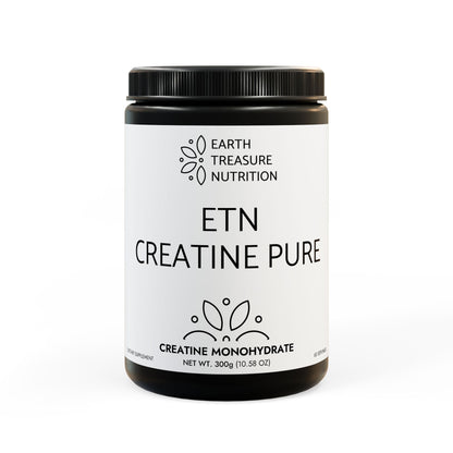 Creatine Monohydrate Supplement (300g, 10.58oz) - Earth Treasure Nutrition